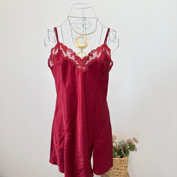 Victoria's Secret Dresses & Skirts - INSANE vintage y2k Victoria’s Secret red mini slip dress